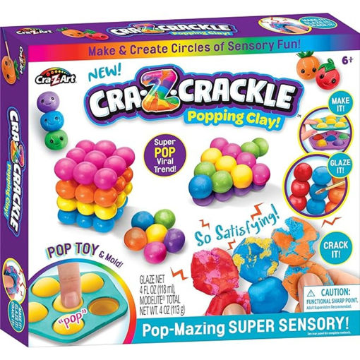 Picture of Cra-Z Crackle Popping Clay Super Sensory